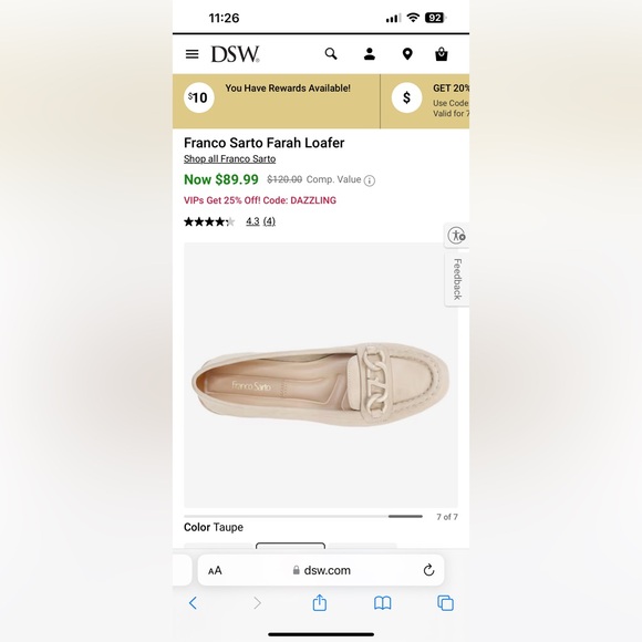 Franco Sarto loafers - Picture 4 of 5